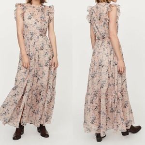 New - Maje maxi, floral dress.